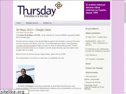 Sites similar to thursday.es