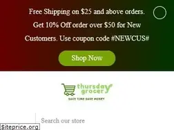 Sites similar to thursdaygrocery.com