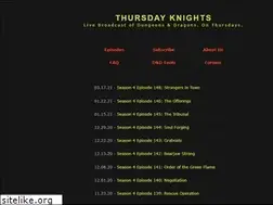Sites similar to thursdayknights.com