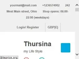 Sites similar to thursina.com