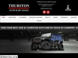 Sites similar to thurstonautosales.com
