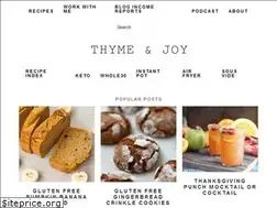Sites similar to thymeandjoy.com