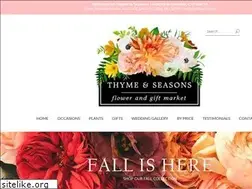 Sites similar to thymeandseasonsflowers.com