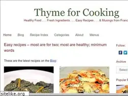 Sites similar to thymeforcookingblog.com