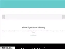 Sites similar to thymesavourfood.com