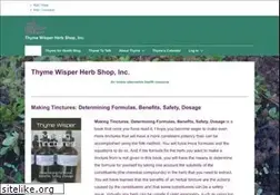 Sites similar to thymewisper.com
