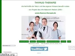 Sites similar to thymus-therapie.de