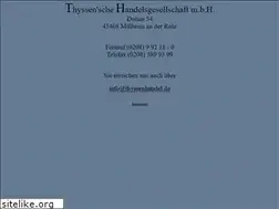 Sites similar to thyssenhandel.de