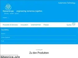 Sites similar to thyssenkrupp-automotive-technology.com
