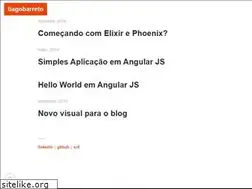Sites similar to tiagobarreto.com