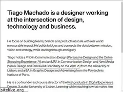 Sites similar to tiagomachado.com