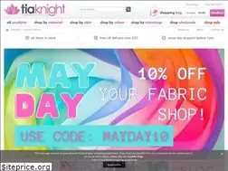 Sites similar to tiaknightfabrics.co.uk