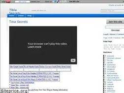 Sites similar to tibiasecrets.wikidot.com