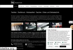 Sites similar to tic-promotion.de
