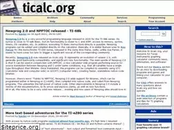 Sites similar to ticalc.org