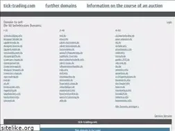 Sites similar to tick-trading.com