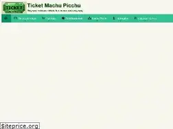 Sites similar to ticket-machupicchu.com