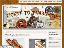 Sites similar to ticket-to-timbuktu.com