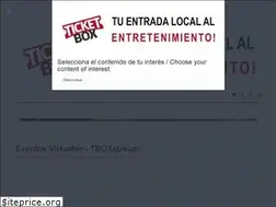 Sites similar to ticketbox.com.mx