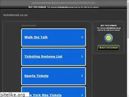 Sites similar to ticketbreak.co.za