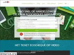 Sites similar to ticketecocheque.be