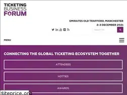 Sites similar to ticketingbusinessforum.com