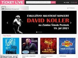 Sites similar to ticketlive.sk