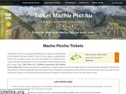 Sites similar to ticketmachupicchu.com