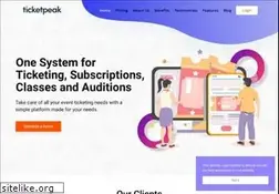 Sites similar to ticketpeak.com
