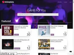 Sites similar to ticketplate.com