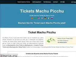 Sites similar to tickets-machupicchu.com