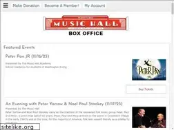 Sites similar to tickets.tarrytownmusichall.org