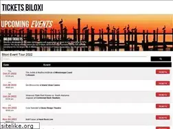 Sites similar to ticketsbiloxi.com