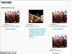 Sites similar to ticketsboise.org