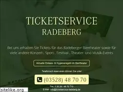 Sites similar to ticketservice-radeberg.de