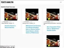 Sites similar to ticketshamilton.net