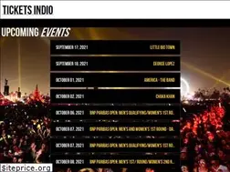 Sites similar to ticketsindio.com