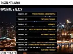 Sites similar to ticketspittsburgh.org