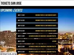Sites similar to ticketssanjose.org