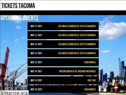 Sites similar to ticketstacoma.net