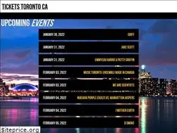 Sites similar to ticketstorontoca.com