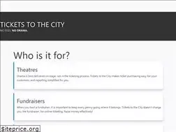 Sites similar to ticketstothecity.com