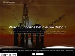 Sites similar to ticketsuriname.nl