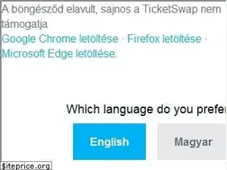 Sites similar to ticketswap.hu