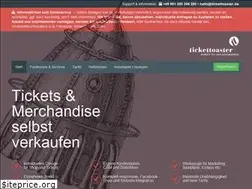 Sites similar to tickettoaster.de