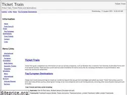 Sites similar to tickettrain.co.uk