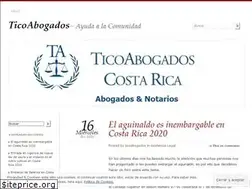 Sites similar to ticoabogados.com