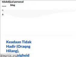 Sites similar to tidakdijual.com