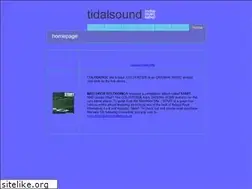 Sites similar to tidalsound.com