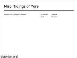 Sites similar to tidingsofyore.wordpress.com